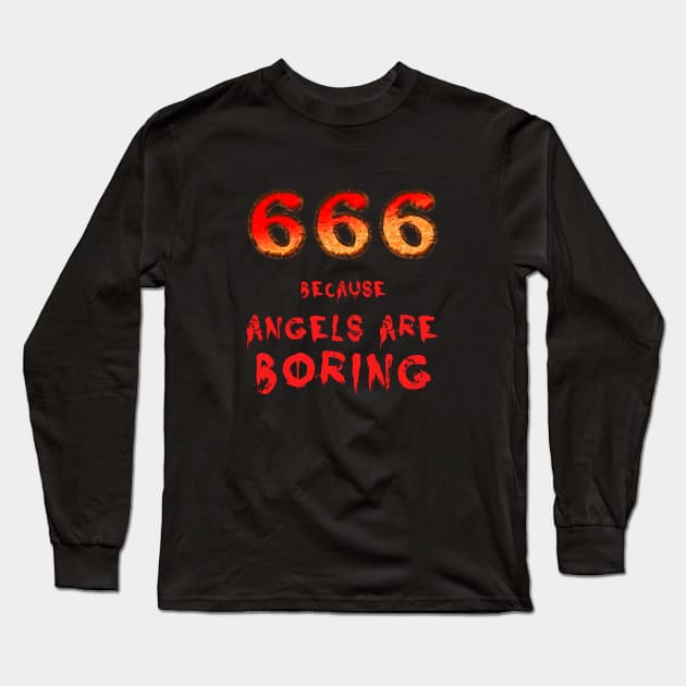 666 Long Sleeve T-Shirt by Gaspar Avila